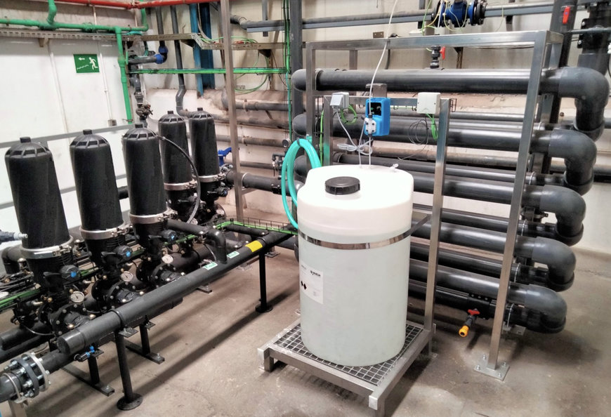 Jhuesa completes an industrial water supply plant using reverse osmosis in the personal hygiene sector